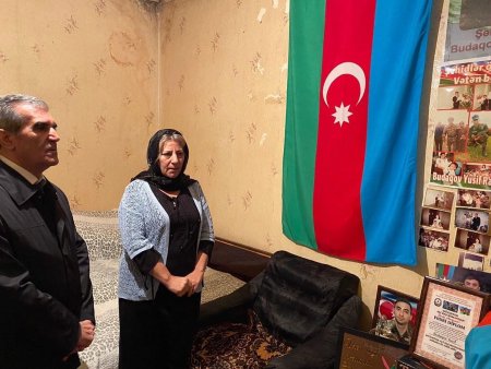 YAP Səbail rayon təşkilatı 44 günlük Vətən müharibəsində şəhid olan iki şəhidin ailəsinə baş çəkib.