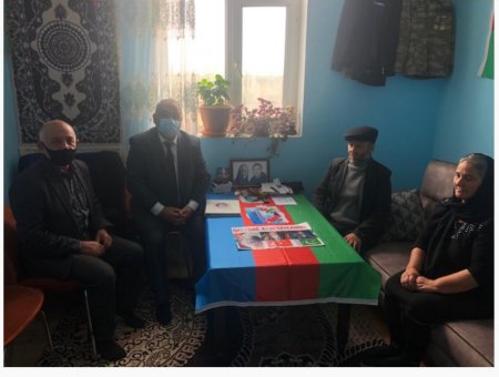Şəhid İlyas Şahvələdovun ailəsi ziyarət olunub
