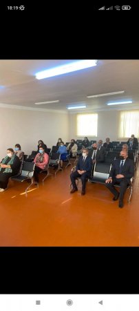 Laçın Rayon Təhsil Şöbəsinin müdiri Nicat Həsənov  Sumqayıt şəhəri , Abşeron rayonunda Təhsil işçiləri ilə görüş keçirmişdirgörüş