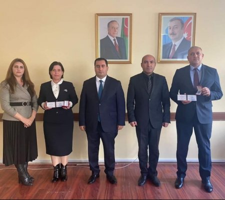 Laçın rayon Təhsil işçiləri Təhsil Nazirliyinin fəxri fərmanları ilə təltif olundular