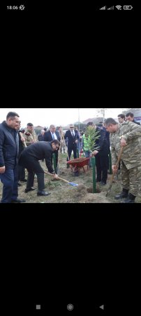 Ulu Öndər Heydər Əliyevin anım günündə Şəhidlərimizin adınan AĞAC ƏKİLDİ