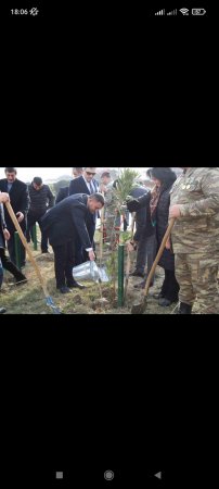 Ulu Öndər Heydər Əliyevin anım günündə Şəhidlərimizin adınan AĞAC ƏKİLDİ