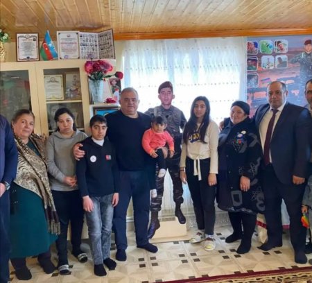 Arzu Nağıyevdən şəhid ailələrinə bayram sovqatı
