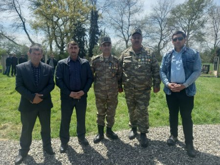 Xaçmazda Vətən müharibəsi şəhidinin il mərasimi keçirildi - FOTO