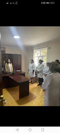 “Laçın Rayon Mərkəzi Xəstəxanası” Publik Hüquqi Şəxsində  ümummilli lider Heydər Əliyevin anadan olmasınln 99- cu ildönümü münasibətilə tədbir keçirilmişdir.