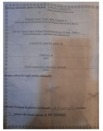 Qarabağ müharibəsi veteranının torpağı Bələdiyyə sədri tərəfindən əlindən alındı, İcra hakimiyyəti isə susur- FOTO