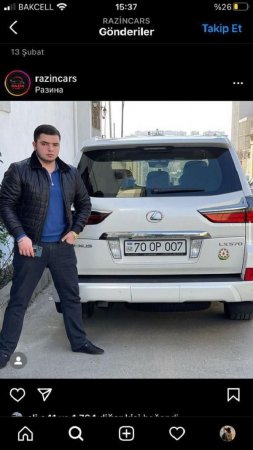İtə kabab yedizdirən iş adamının övladlarından növbəti əməl - Polis forması geyinib, saxta nömrəli avtomobildə... FOTOFAKT- İtə kabab yedizdirən iş adamının övladlarından növbəti əməl - Polis forması geyinib, saxta nömrəli avtomobildə... FOTOFAKT-