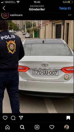 İtə kabab yedizdirən iş adamının övladlarından növbəti əməl - Polis forması geyinib, saxta nömrəli avtomobildə... FOTOFAKT- İtə kabab yedizdirən iş adamının övladlarından növbəti əməl - Polis forması geyinib, saxta nömrəli avtomobildə... FOTOFAKT-