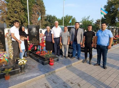 Şəhid Şahvələdov İlyas Ehtibar oğlunun doğum günündə xatirəsi anılıb