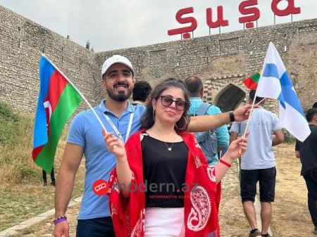 30 il sonra Şuşada ilk nişan - FOTOLAR