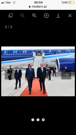 İlham Əliyev İtaliyaya GETDİ - FOTO