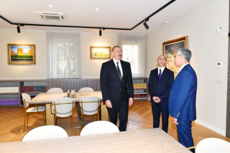 Prezident İtaliyada yeni səfirlik binasının açılışında - FOTOLAR