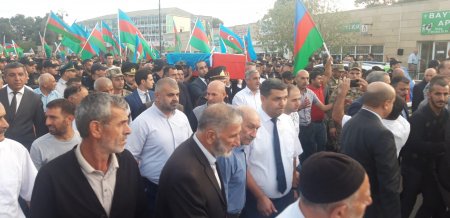 Biləsuvarda daha bir şəhid dəfn olundu - Fotolar