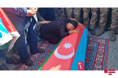Şəhid Qurbanov Yusif Goranboyda dəfn edilib - FOTO