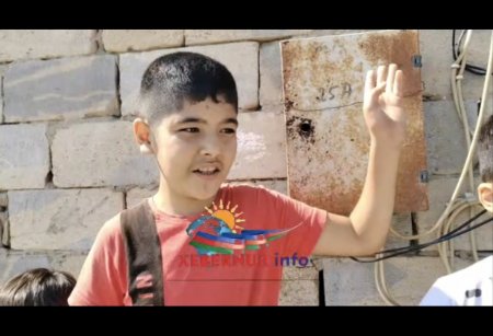 Səngəçal qəsəbəsinin sakinləri etiraz edir - Foto, Video