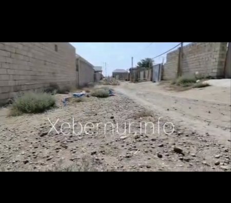 Səngəçal qəsəbəsinin sakinləri etiraz edir - Foto, Video