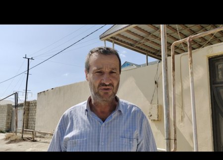 Səngəçal qəsəbəsinin sakinləri etiraz edir - Foto, Video