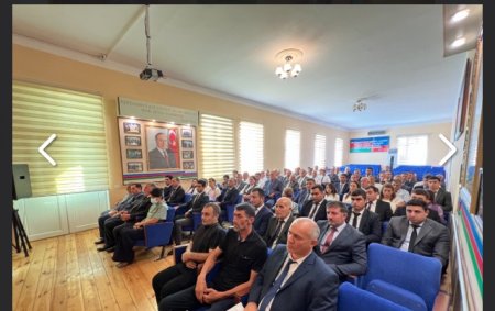 Laçın Rayon İcra Hakimiyyətində şəhid ailələri, müharibə əlilləri və veteranları ilə aparılan işlərə dair geniş müşavirə keçirildi