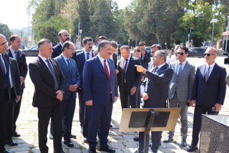 Türkiyəli nazir Şuşada - FOTOLAR