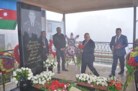 Lerikdə şəhid-mayor Ramil Ağayevin anım mərasimi keçirilib