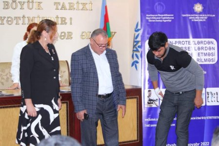 Qeyri-Hökumət Təşkilatlarına Dövlət Dəstəyi Agentliyinin  elan etdiyi kiçik Qrant müsabiqəsinin qalibi.