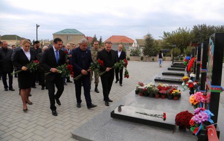 Vətən müharibəsində qəhrəmanlıq göstərərək şəhadətə ucalmış Şahgündüz Cabbarovun anım tədbiri 