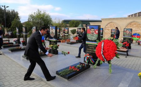 Vətən müharibəsində qəhrəmanlıq göstərərək şəhadətə ucalmış Şahgündüz Cabbarovun anım tədbiri 