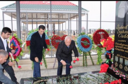Vətən müharibəsi şəhidi Elnur Şahmurad oğlu Cabbarovun əziz xatirəsi ehtiramla yad olundu