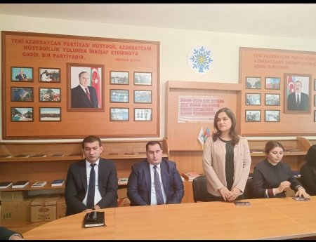Yeni Azərbaycan Partiyası Laçın rayon təşkilatı "Ömrünü xalqına həsr edən lider " mövzusunda konfrans keçirib.