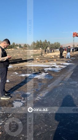 Bakıdakı dəhşətli qəzada iştirak edən sürücülərin kimliyi BİLİNDİ - YENİLƏNİB + FOTO/VİDEO