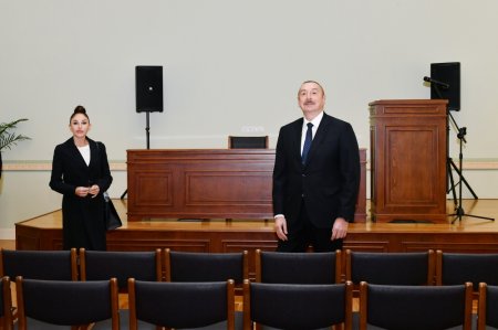 Prezident və xanımı Uşaq-Gənclər İnkişaf Mərkəzində - FOTOLAR
