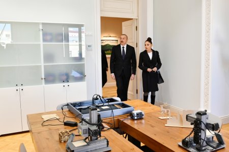 Prezident və xanımı Uşaq-Gənclər İnkişaf Mərkəzində - FOTOLAR