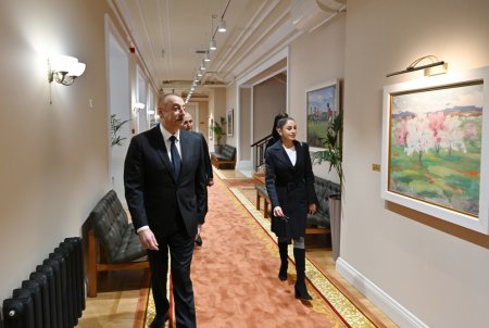 Prezident və xanımı Uşaq-Gənclər İnkişaf Mərkəzində - FOTOLAR