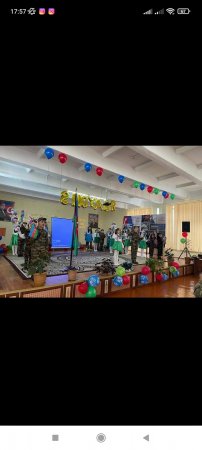 05.11.2021-ci il tarixdə məktəbin akt zalında müəllimlər  Kəmalə Miranova, Gülər Babayeva və UBR Çinarə Ağayevanın  təşkilatçılığı ilə “Zəfər günü” adlı tədbir keçirildi