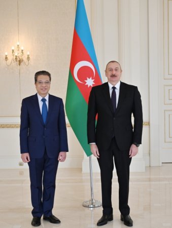 Prezident yeni səfirlərin etimadnamələrini qəbul etdi - FOTOLAR