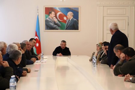 Dövlət Komitəsində Laçın rayonunun Alxaslı kəndinin sakinləri ilə görüş keçirilib