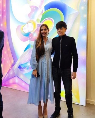 Leyla və Arzu Əliyevalar açılışda - FOTOLAR