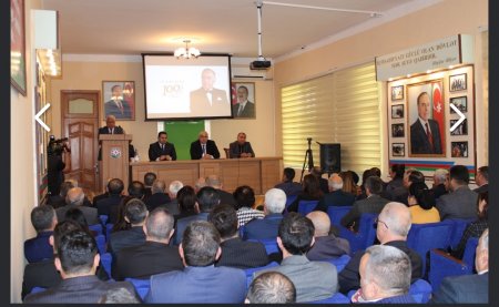 2023-cü ilin “Heydər Əliyev ili” elan edilməsi ilə bağlı Laçın rayonunda “Heydər Əliyev və Azərbaycançılıq məfkurəsi” mövzusunda tədbir keçirilmişdir.