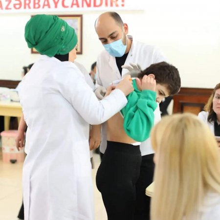 Nərimanov Tibb Mərkəzinin Təşkilatçılığı Ilə Ulu Öndər Heydər Əliyevin 100 Illiyinə Həsr Olunmuş Tibbi Aksiya Keçirilib – FOTOLAR