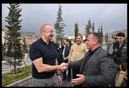 Talış kəndində tarixi gün - FOTOLAR
