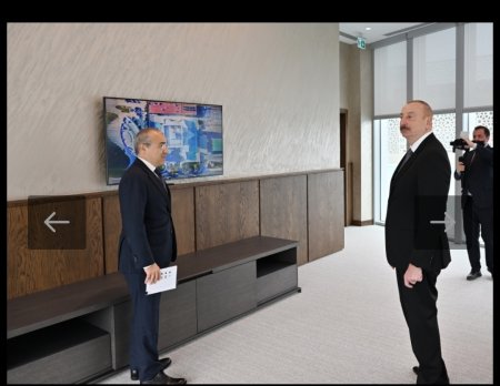 Prezident Dövlət Xidmətinin yeni binasının AÇILIŞINDA