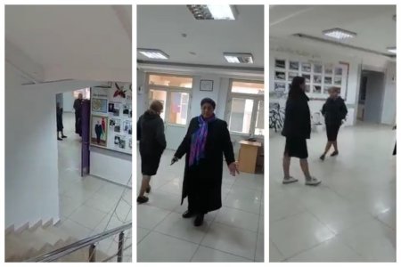 Direktor müəllimləri məktəbə buraxmadı
