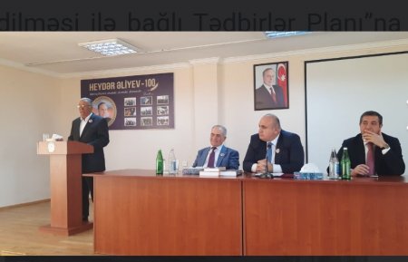 2023-cü ilin “Heydər Əliyev İli” elan edilməsi ilə bağlı “Heydər Əliyev və Azərbaycanda milli intibah dövrü” mövzusunda tədbir keçirilmişdir.