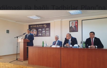 2023-cü ilin “Heydər Əliyev İli” elan edilməsi ilə bağlı “Heydər Əliyev və Azərbaycanda milli intibah dövrü” mövzusunda tədbir keçirilmişdir.