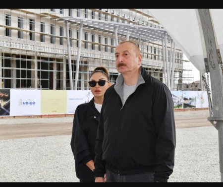 Prezident və birinci xanımın Ağdam səfərindən FOTOLAR