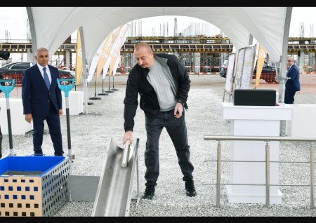 Prezident və birinci xanımın Ağdam səfərindən FOTOLAR