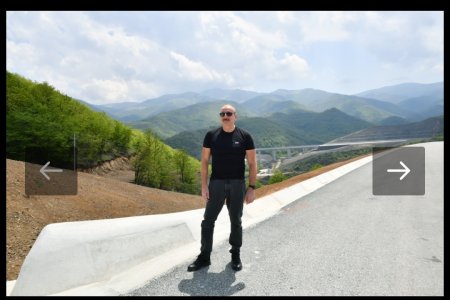 Prezident və xanımı Şuşa yolunda - FOTOLAR