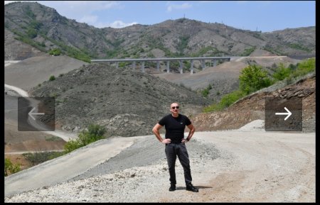 Prezident və xanımı Şuşa yolunda - FOTOLAR
