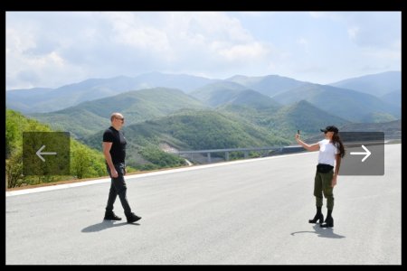 Prezident və xanımı Şuşa yolunda - FOTOLAR