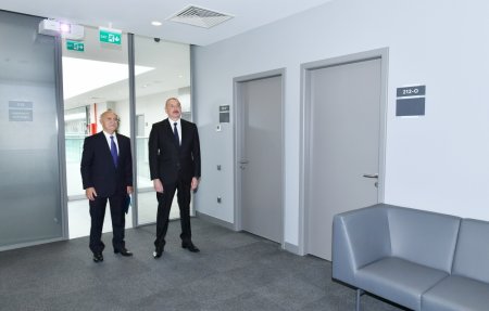 Prezident açılış mərasiminə qatıldı - FOTOLAR